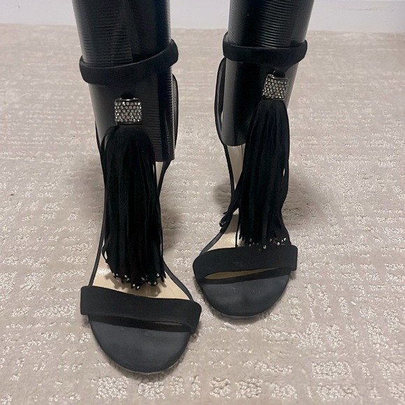 Jimmy Choo suede fringe stilletos - Picture 2 of 5